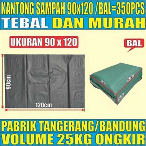 Kantong Sampah 90x120 Plastik Hdpe Tebal Ball 25kg 400pcs ssy