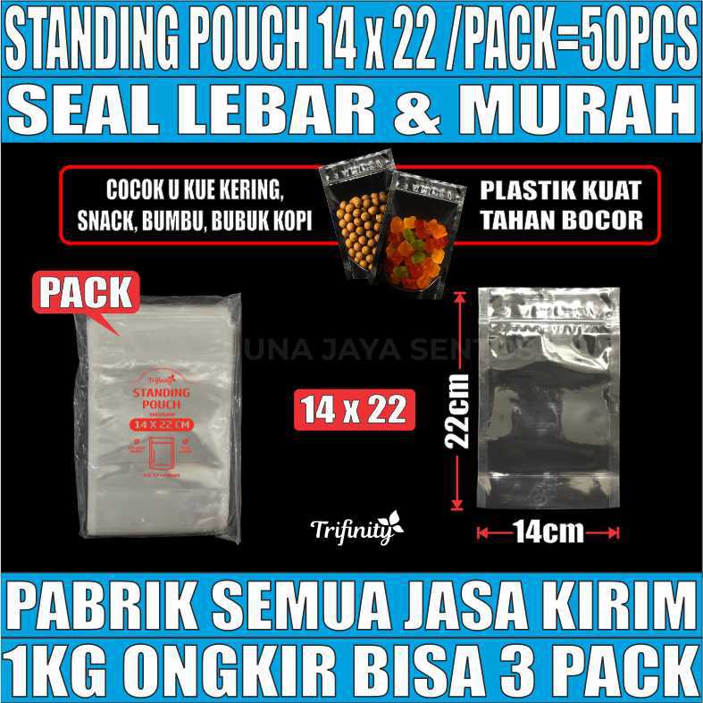 Standing Pouch uk 14x22 PACK
