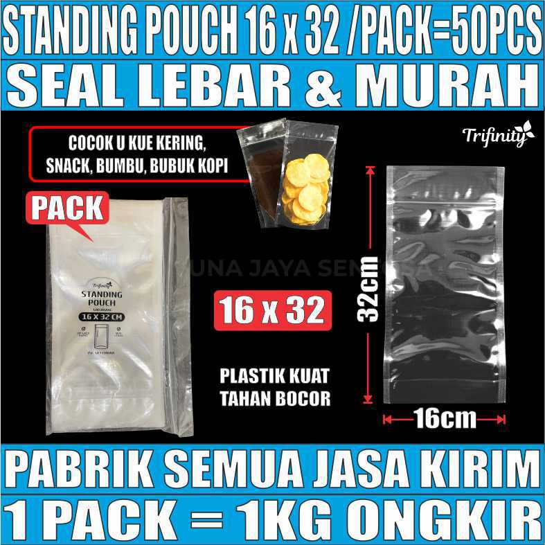 Standing Pouch uk 16x32 PACK
