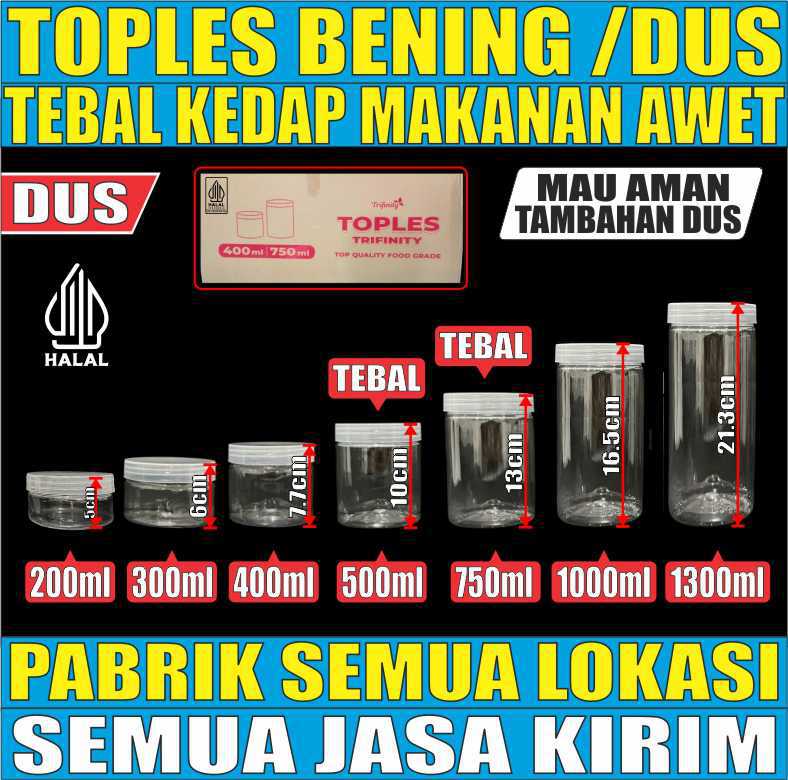 VARIAN Toples n Seal Berat 60gr Trifinity